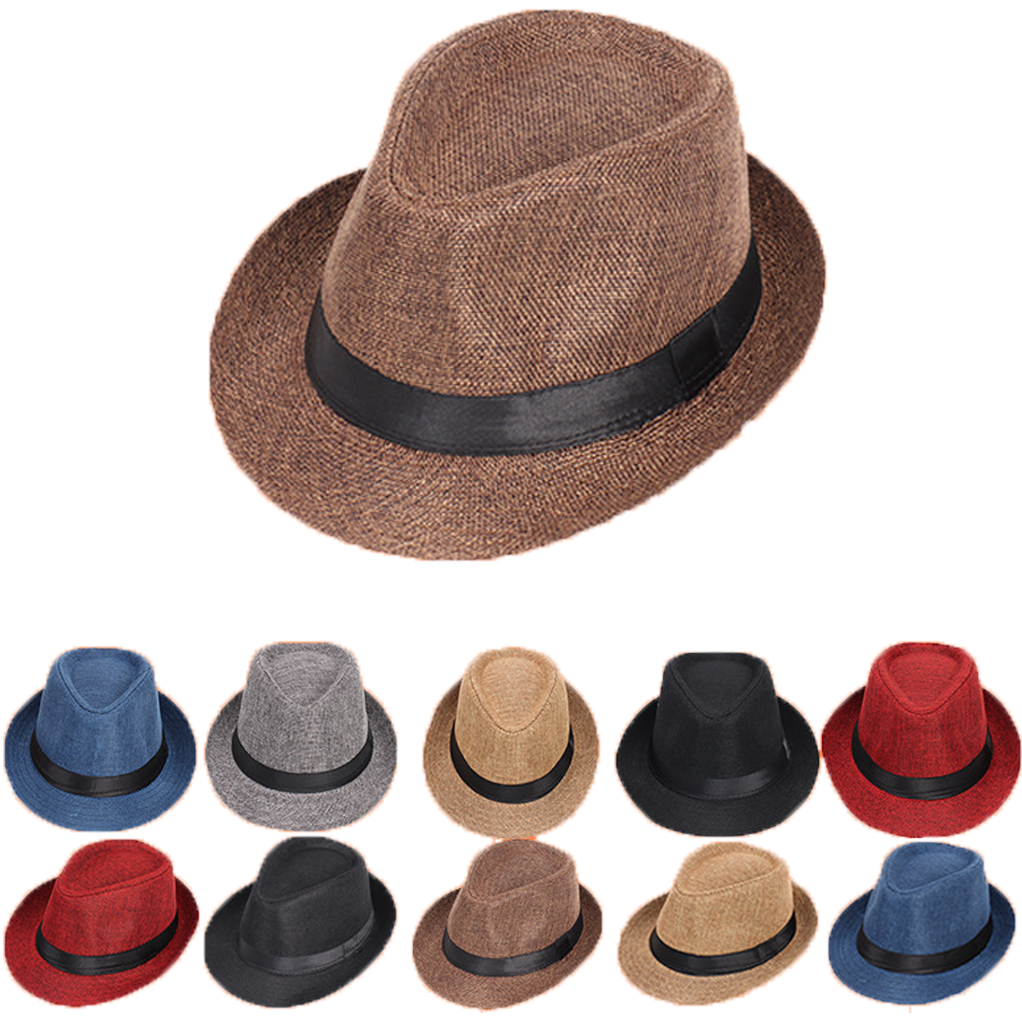 Retro Jazz Straw Hat 2