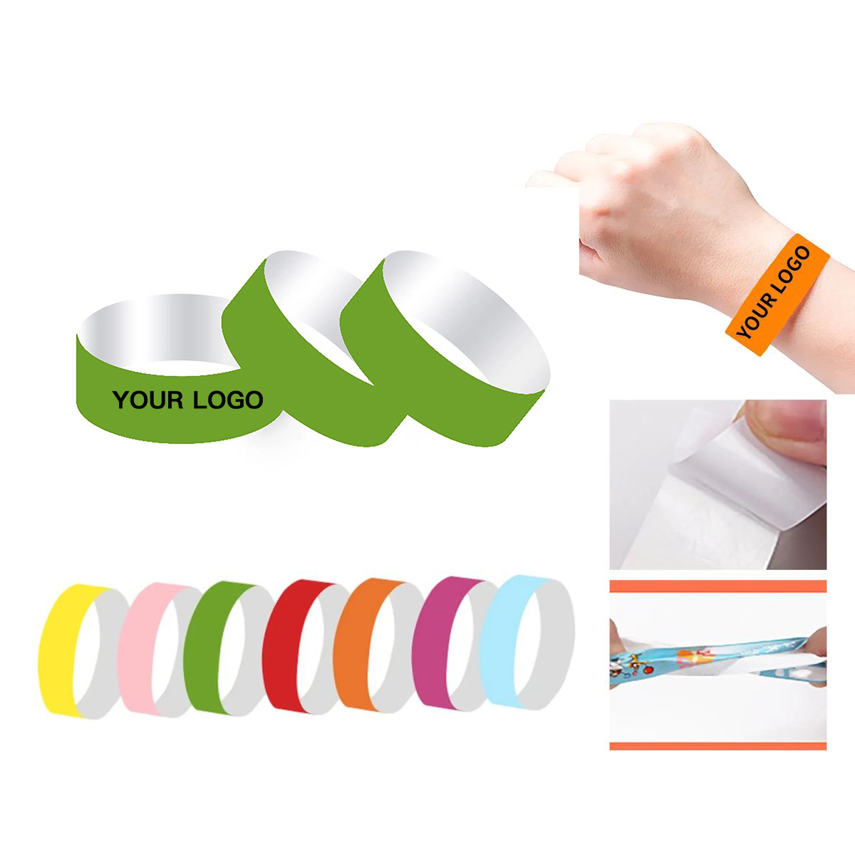 Durable Tyvek Wristbands for Festivals and Concerts 10