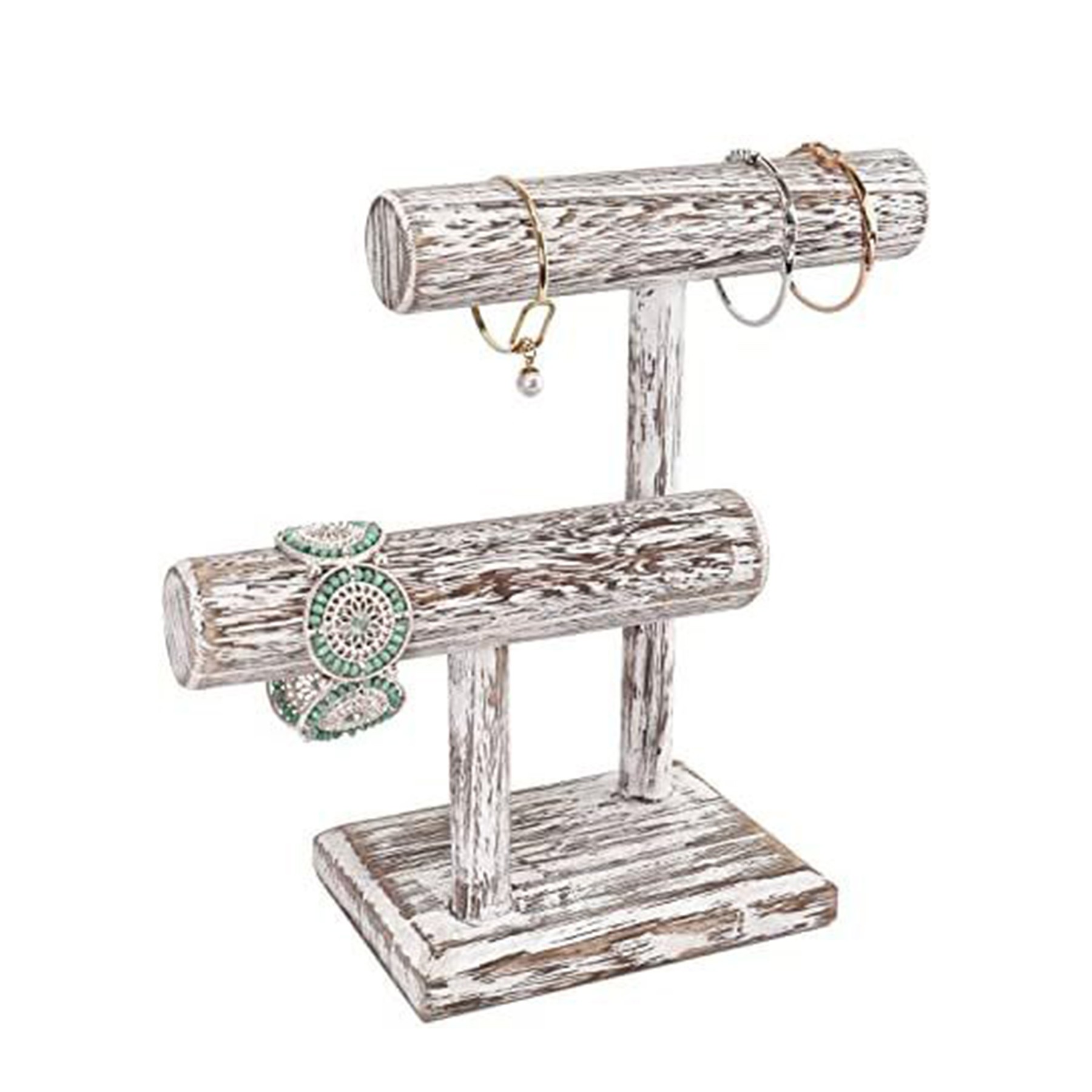 Vintage Wooden Jewelry Stand 3