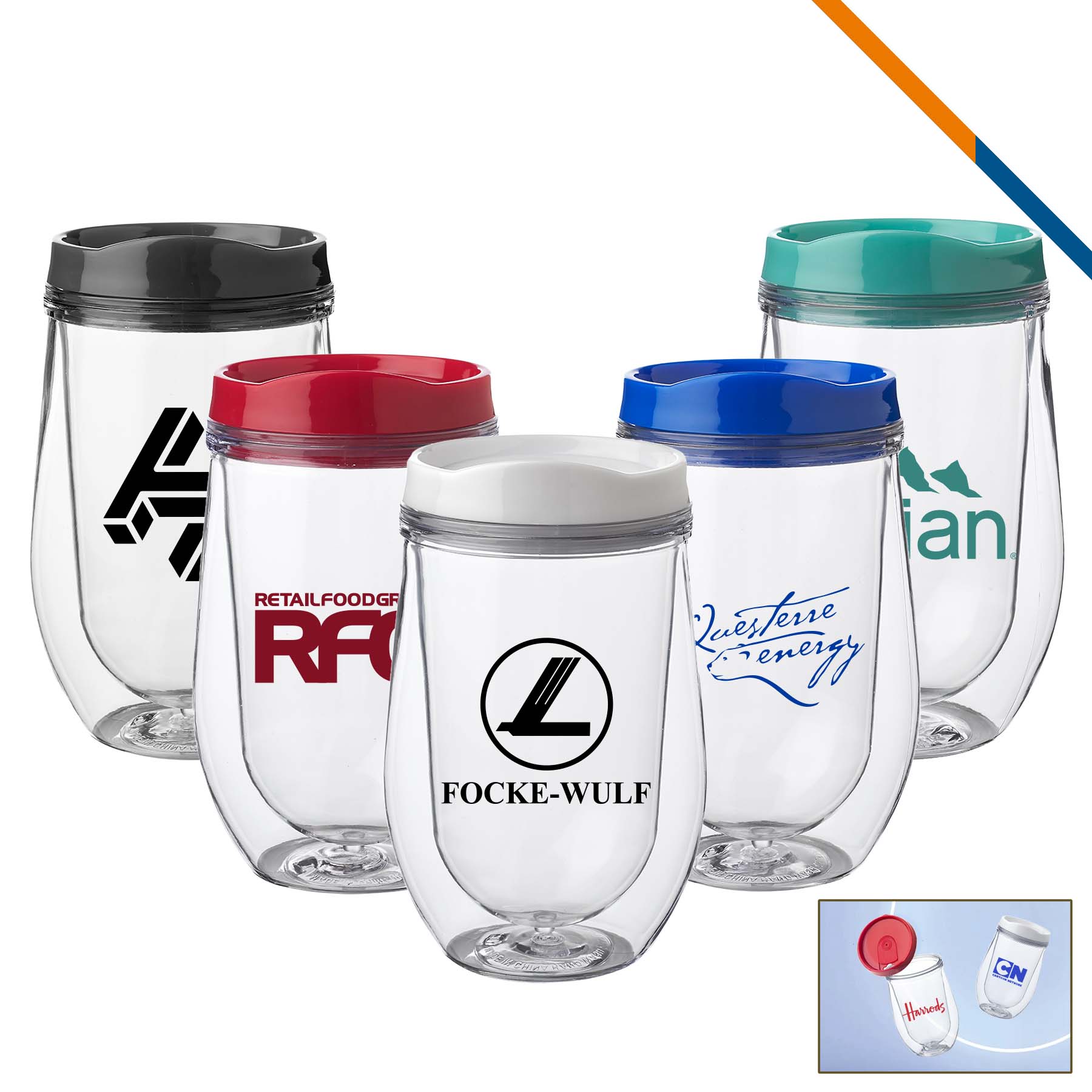 Yomlio Acrylic Tumblers – 15 OZ. 1