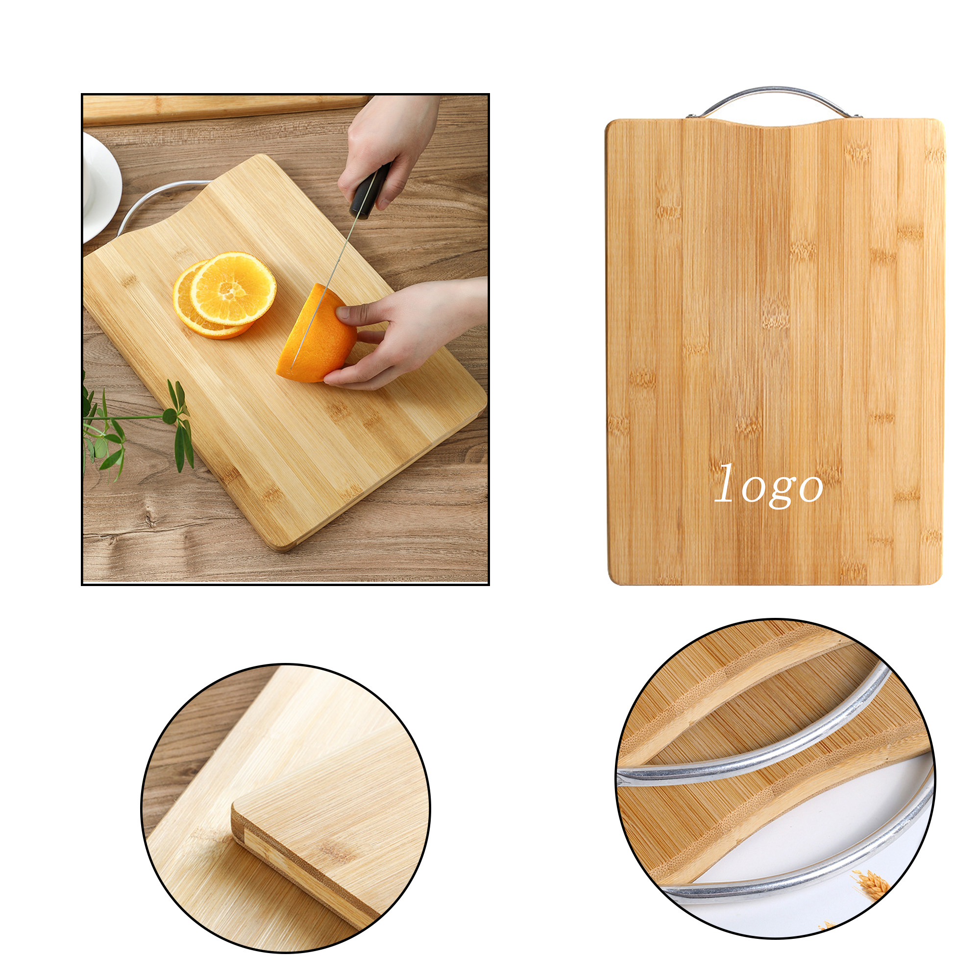 Kitchen Cutting Board For Vegetables And Fruits Made Of Bamboo 2