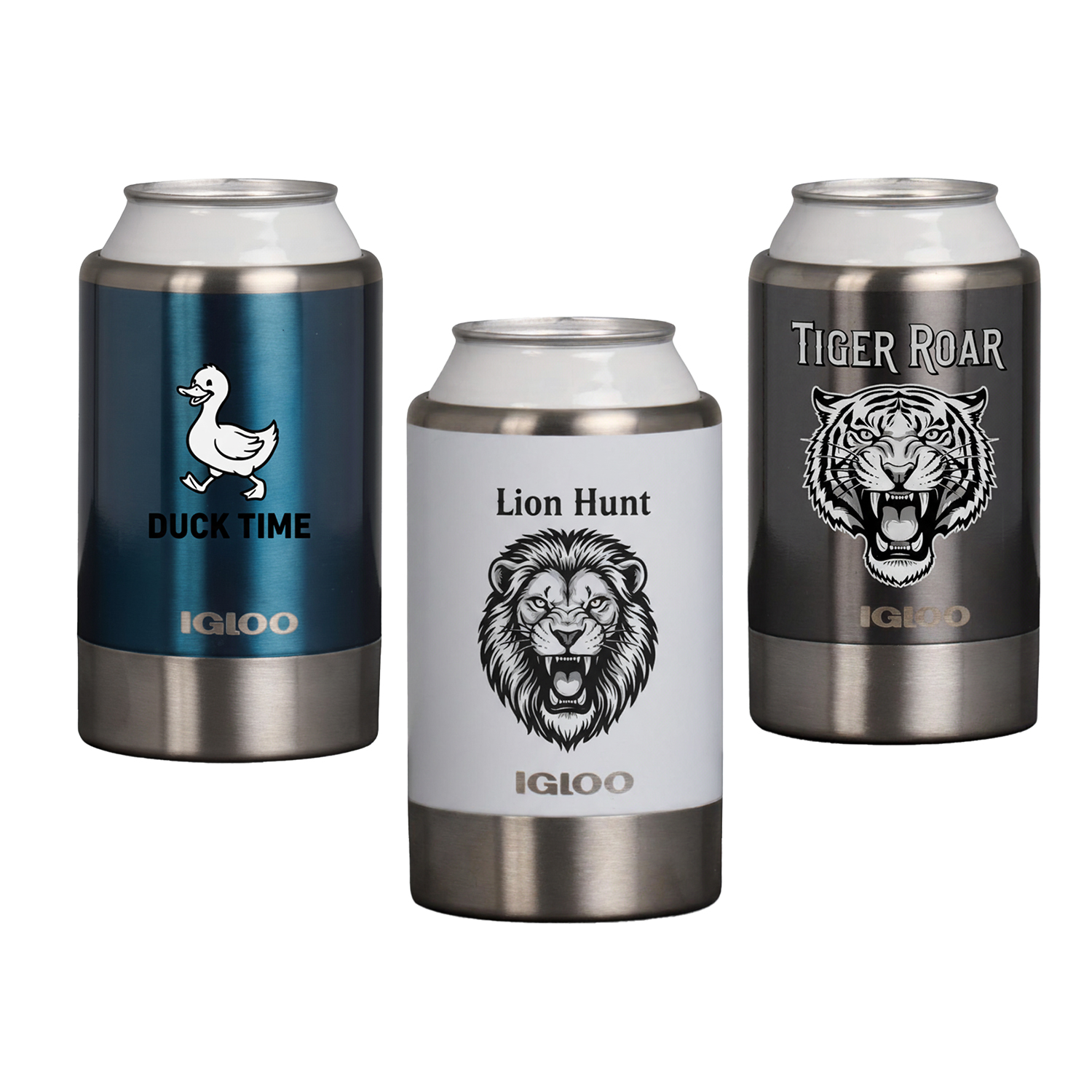 IGLOO 12 oz. Stainless Steel Coolmate Customizable Can Cooler 2