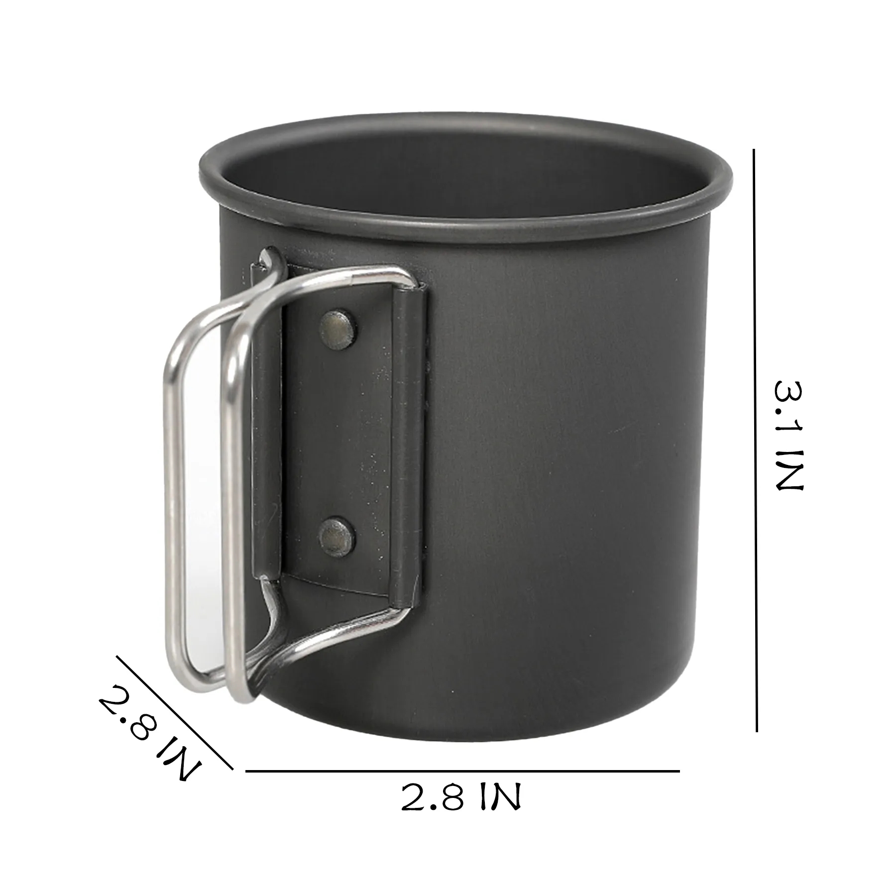 Alloy Outdoor Camping Folding Water Cup 5