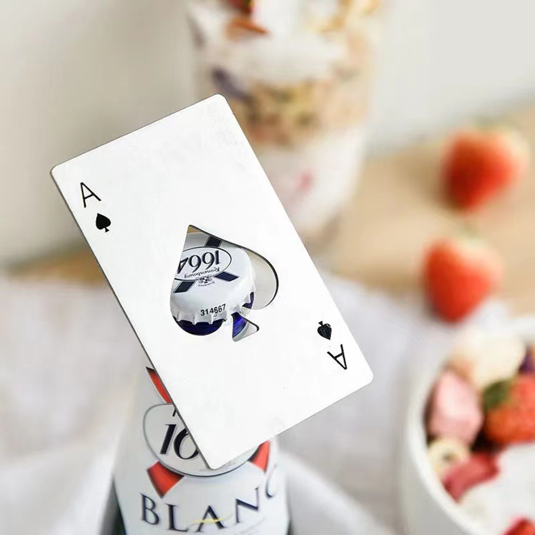 Stainless Steel Poker Bottle Opener 2