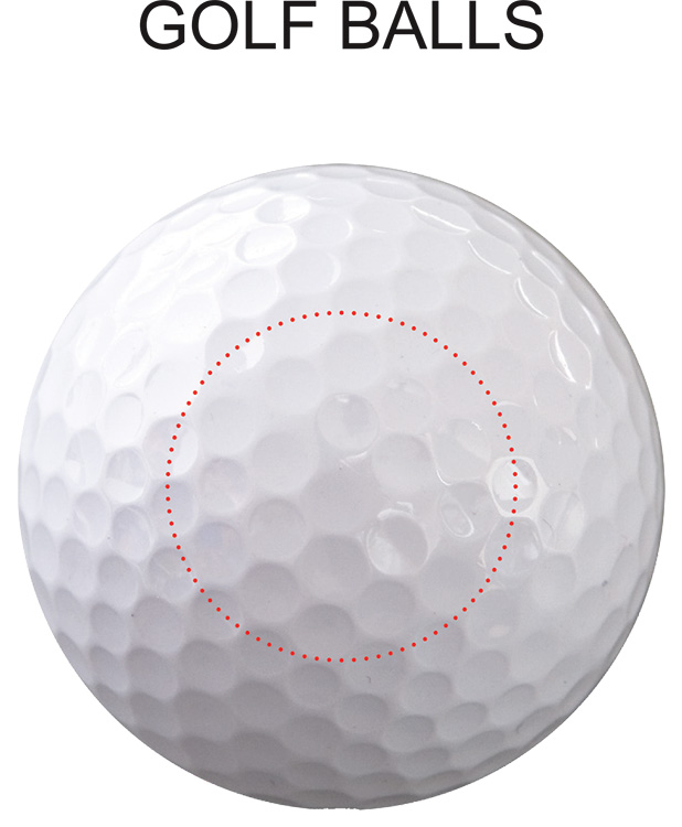 12 Pack White Golf Balls 5