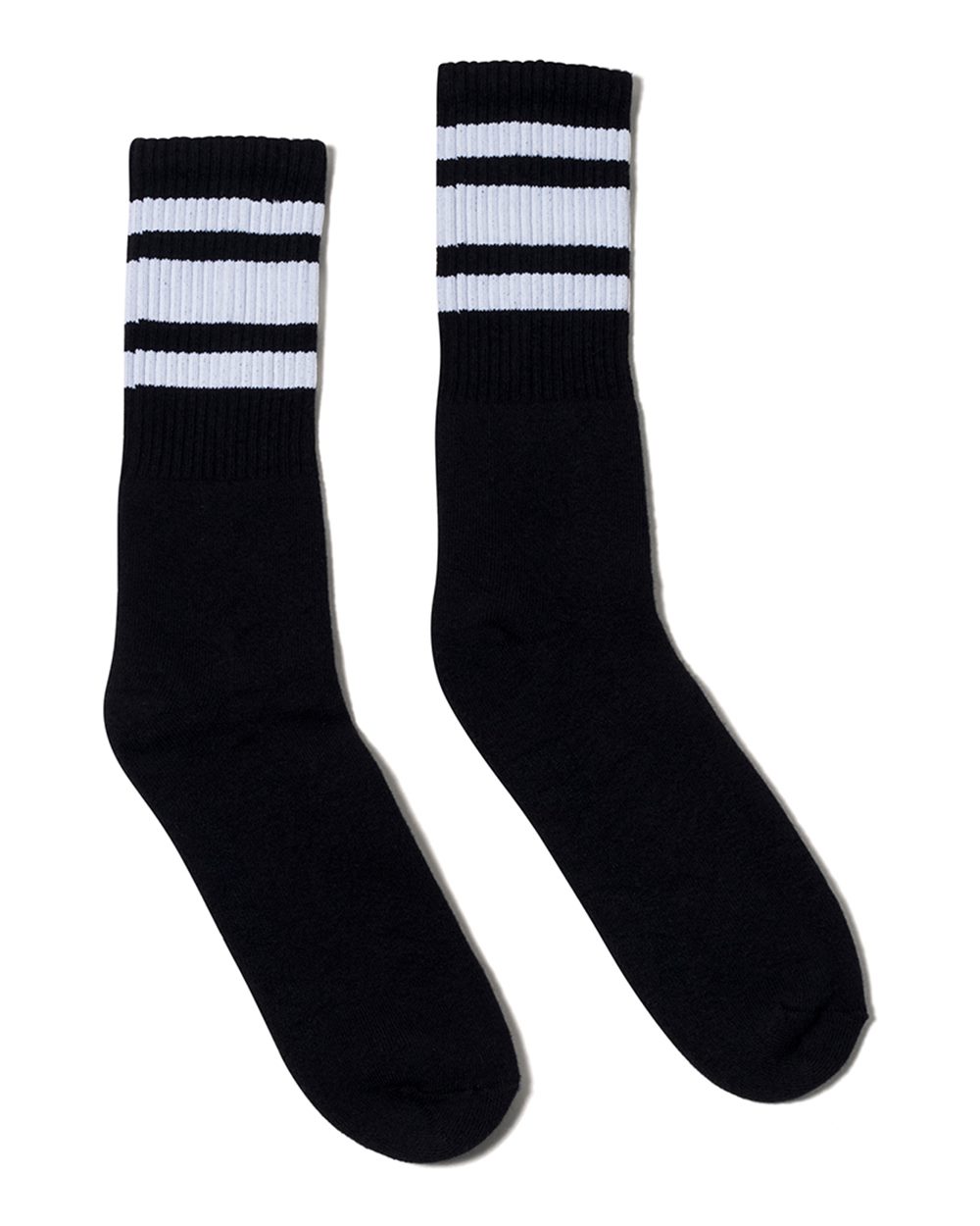 USA-Made Striped Crew Socks - SC100 6