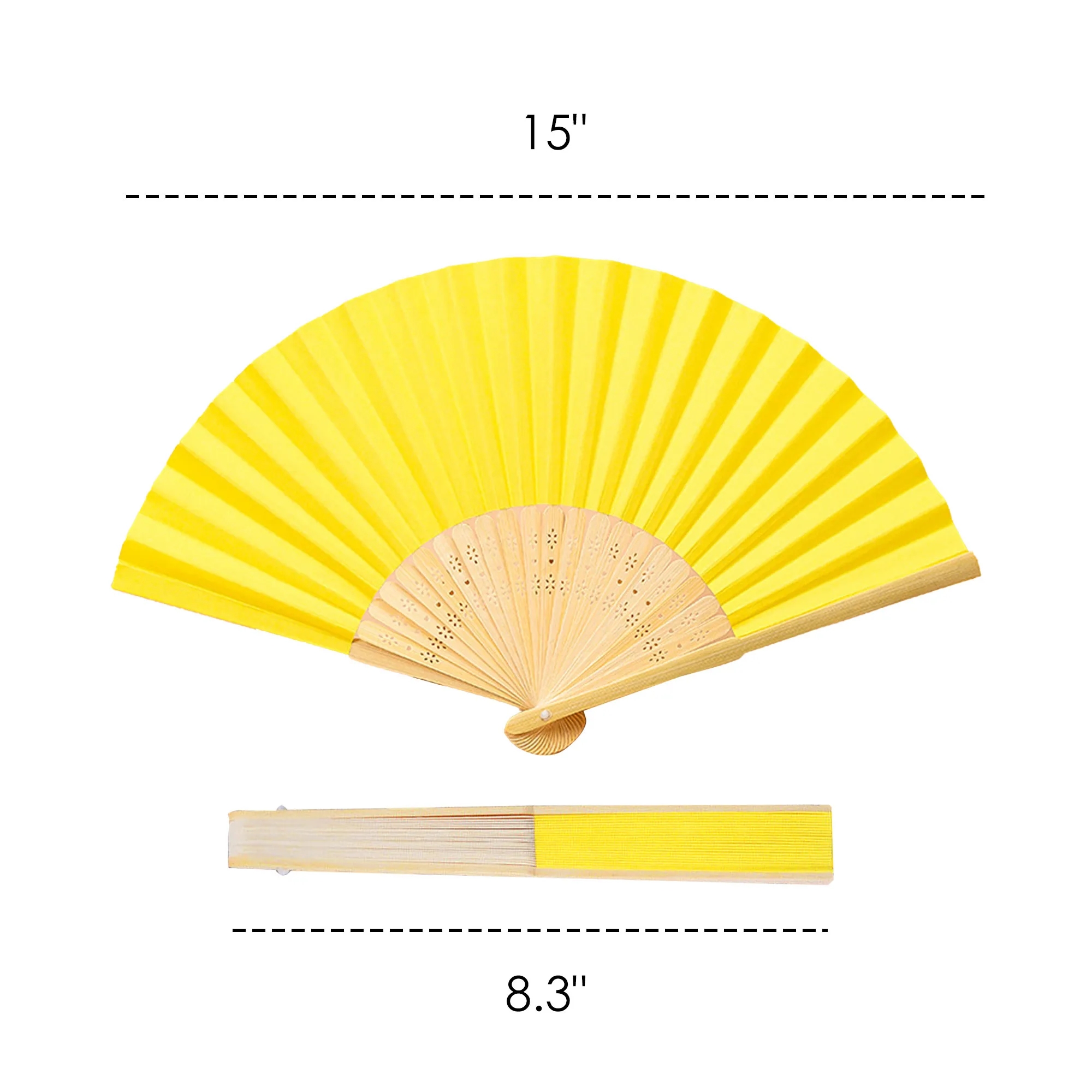Elegant Vintage Retro Style Bamboo Fan 2