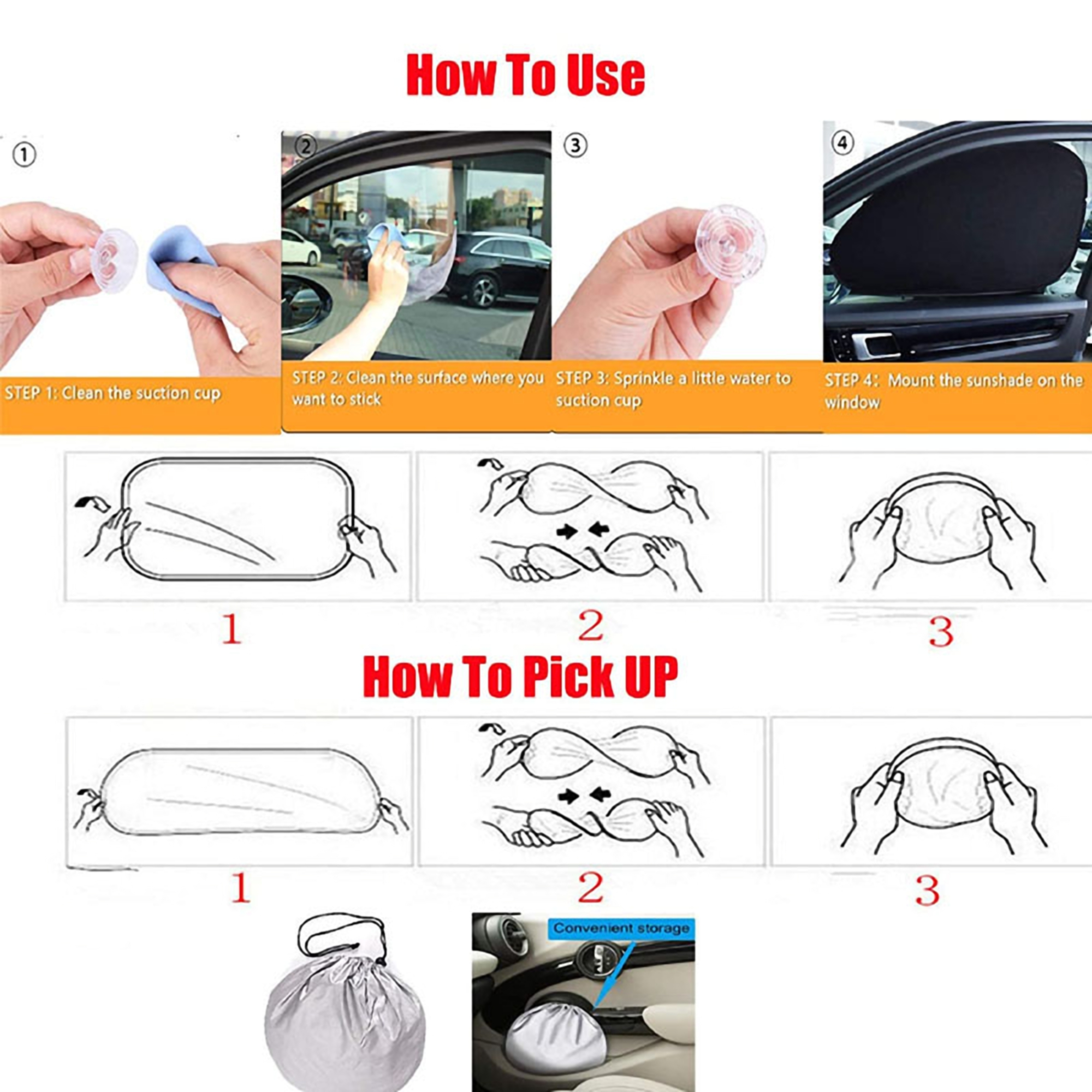 6-Piece Car Sun Shade Set 3