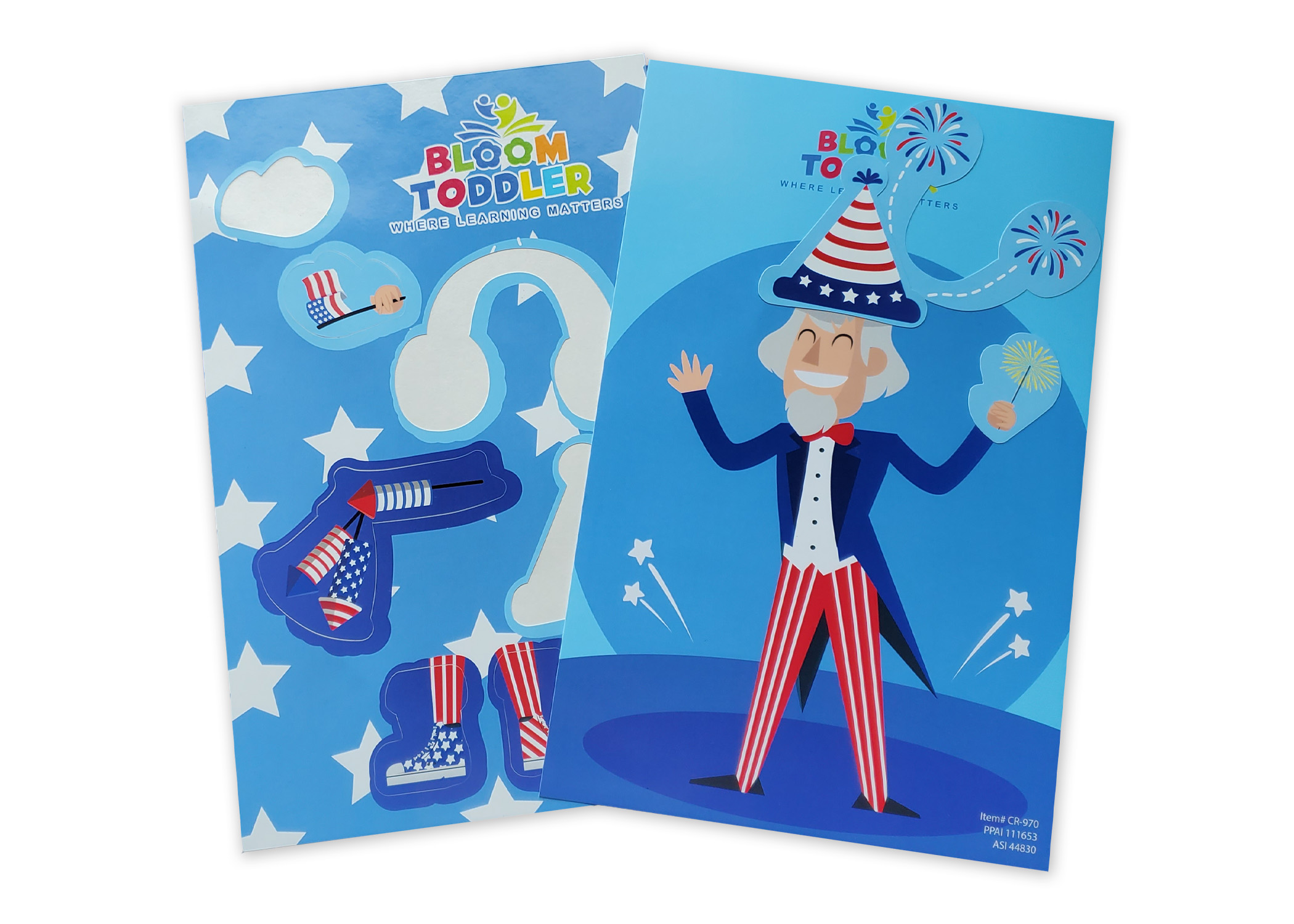 Dress-a-Character Stickers and Card 2
