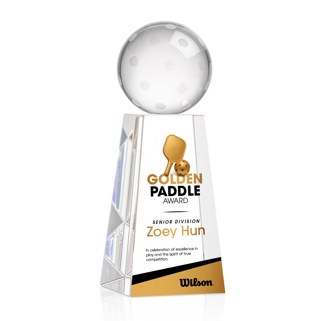 Pickleball VividPrint™ Award on Novita Base 8