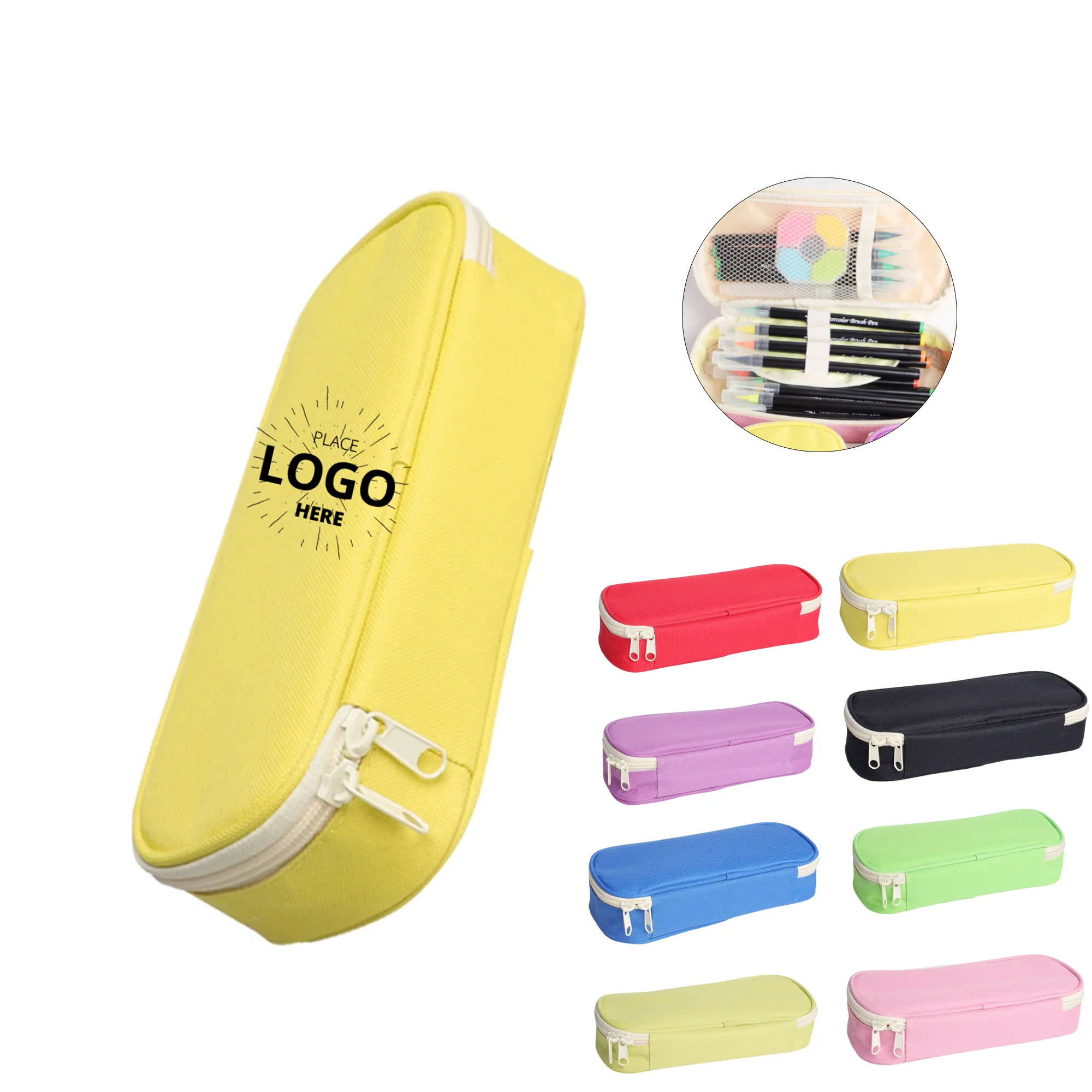 Pencil Case Storage Pouch with Zipper 6