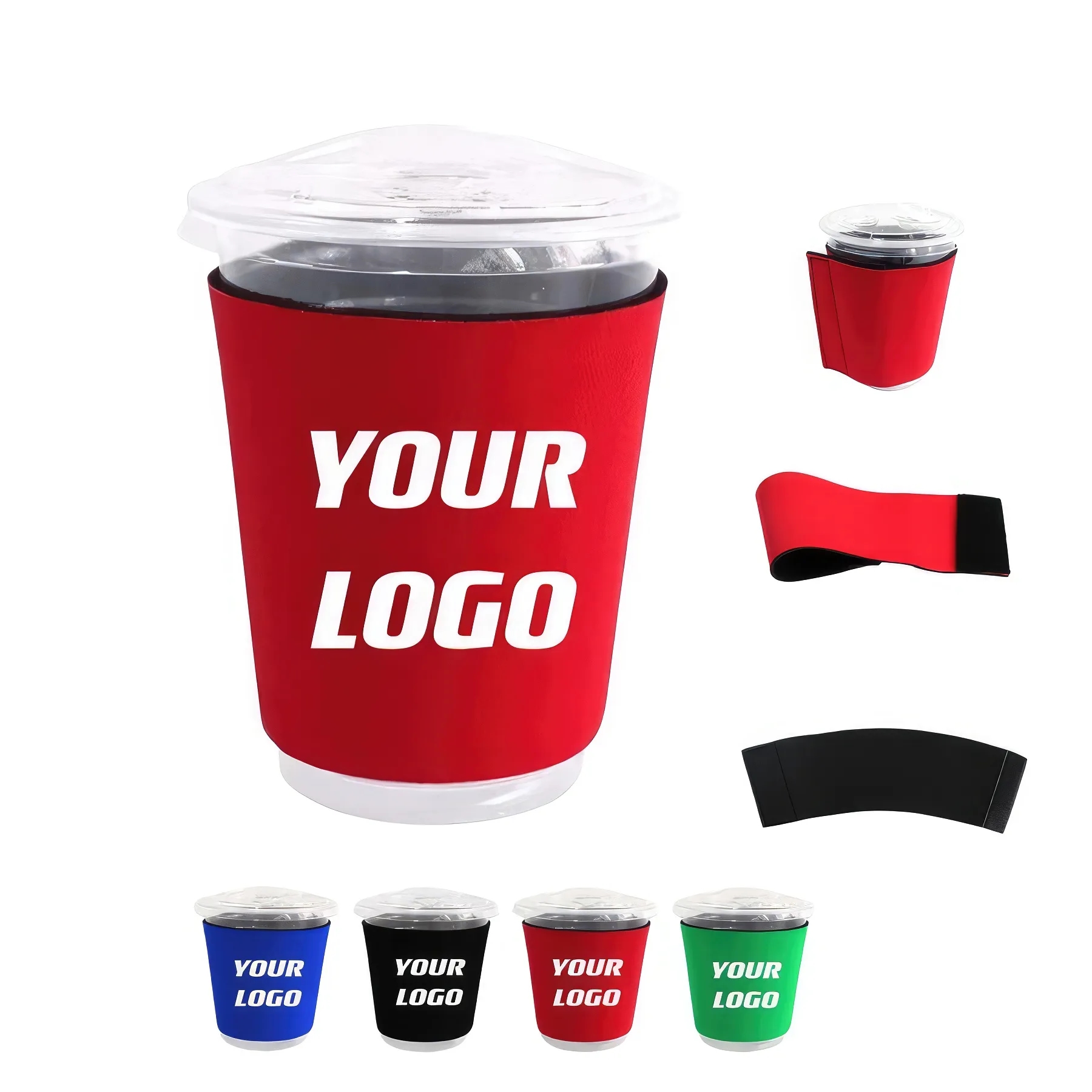 Hot and Iced Coffee Cup Insulator Sleeves 2