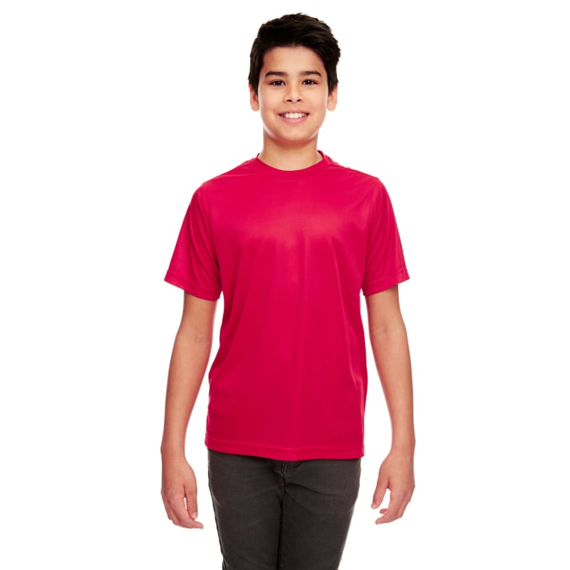 UltraClub Youth Cool & Dry Sport Performance Interlock T-Shirt 48