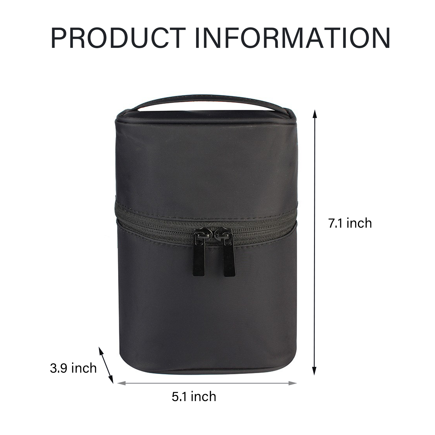 Small Makeup Brush Holder Organizer Bucket Bag 8