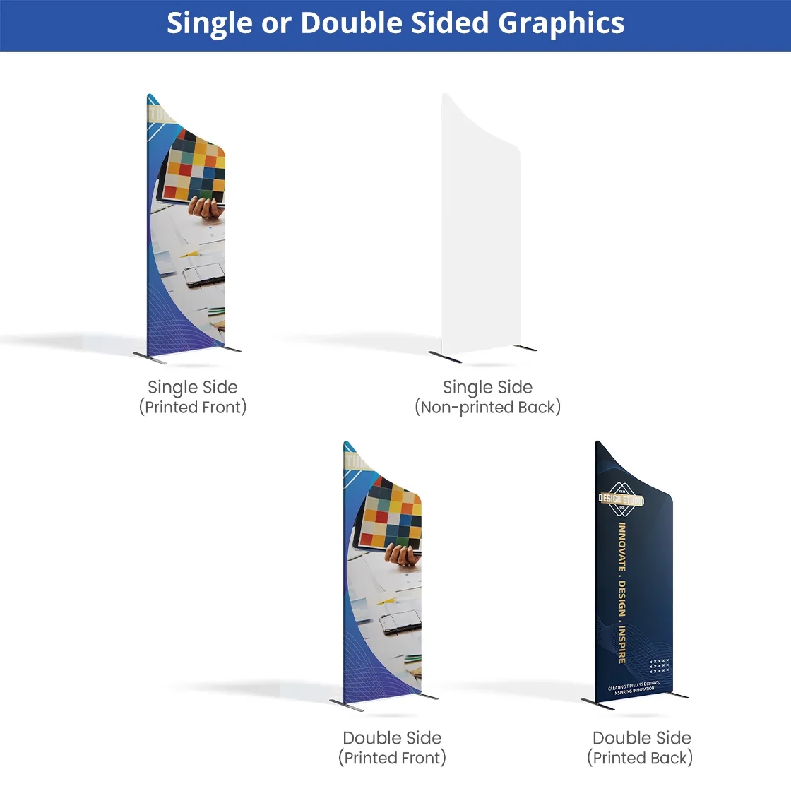 16.4x13ft Magnetic Modular Fabric Displays - L Shape 14