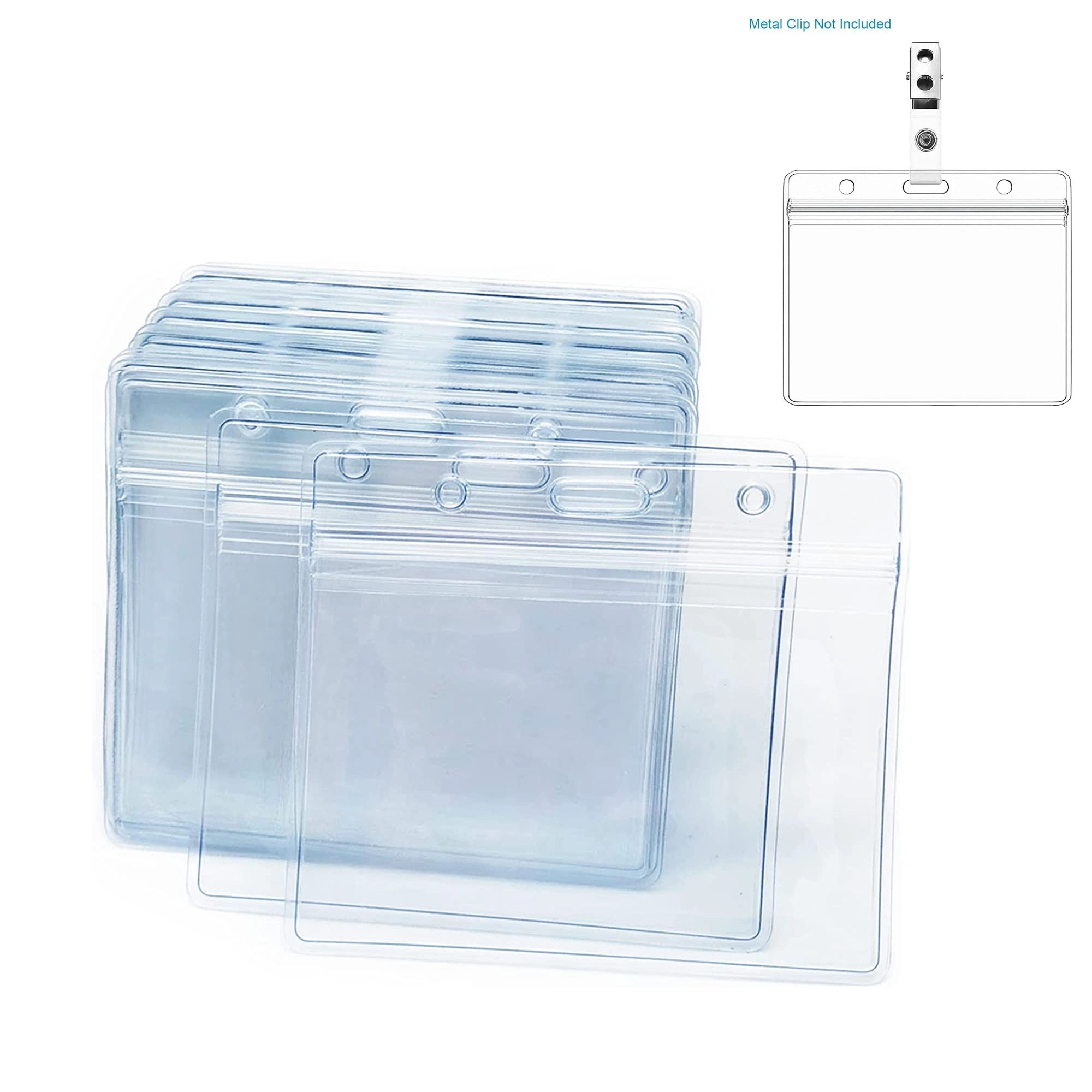 Clear Vinyl Badge Holder 3