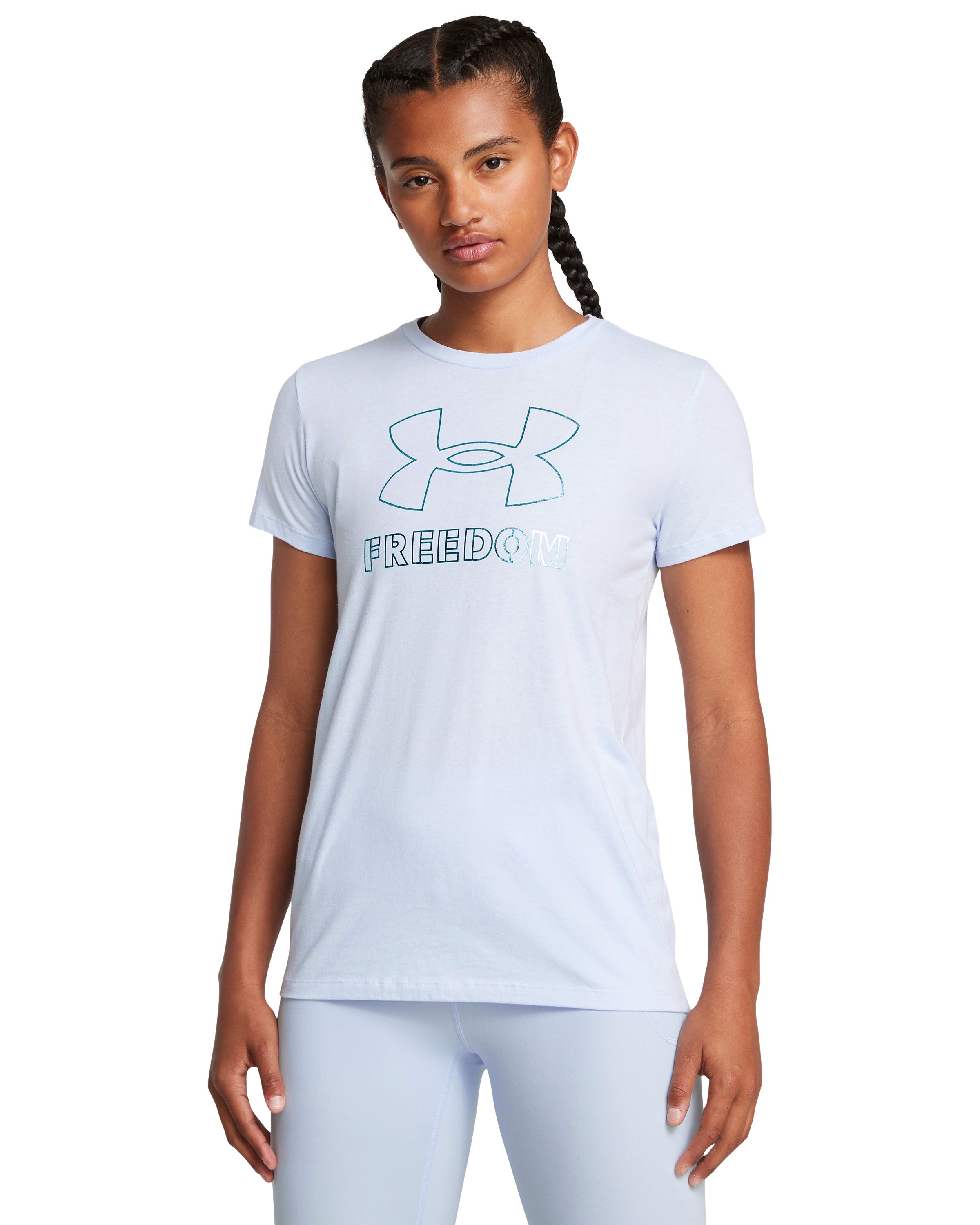 UA Freedom Big Logo Foil Women's T-Shirt 5