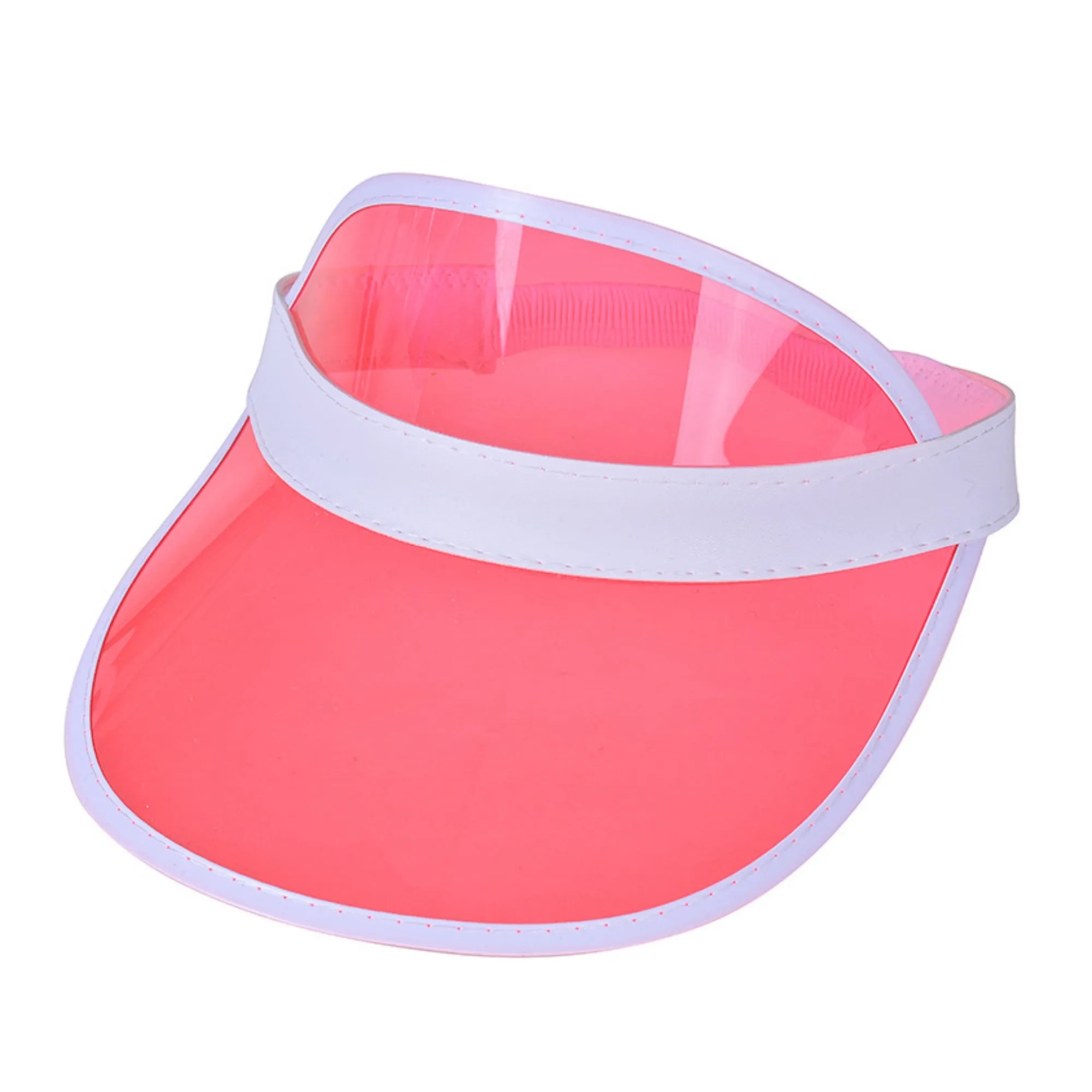 Unisex Sun Visors Plastic Clear Cap 8