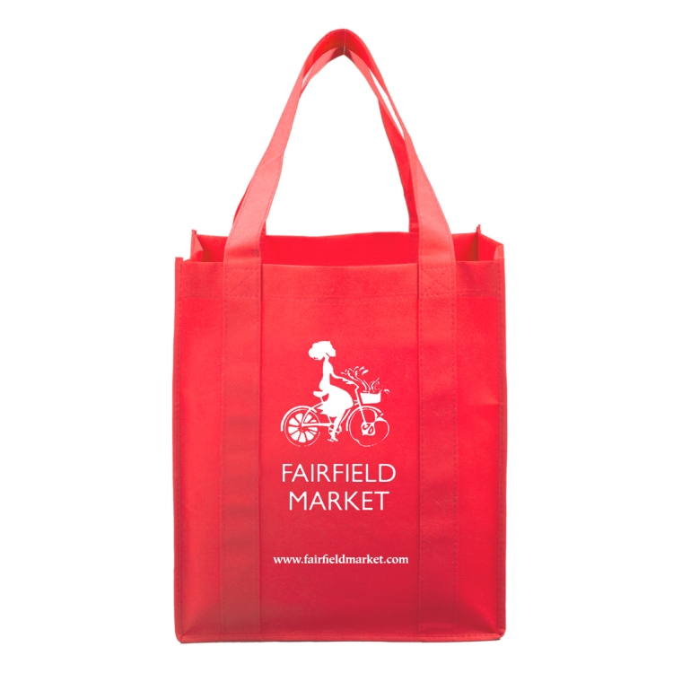 13"W x 15"H x 10"Gusset -"SUPER MEGA" Grocery Shopping Tote Bag 9