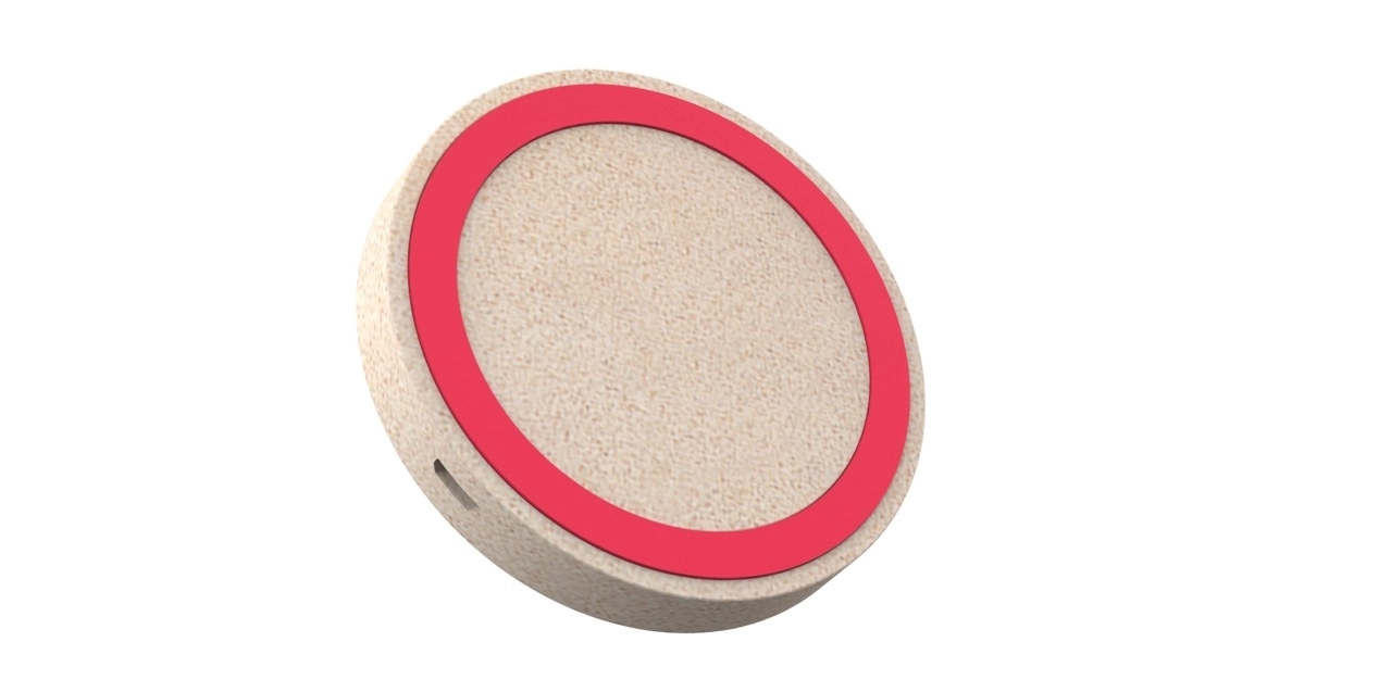 10W Wheat Straw Wireless Charging Pad Eco Friend 8
