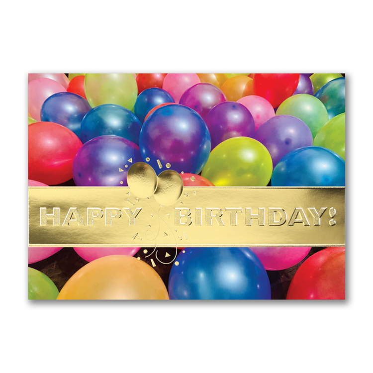 Balloon Overload Birthday Card 2