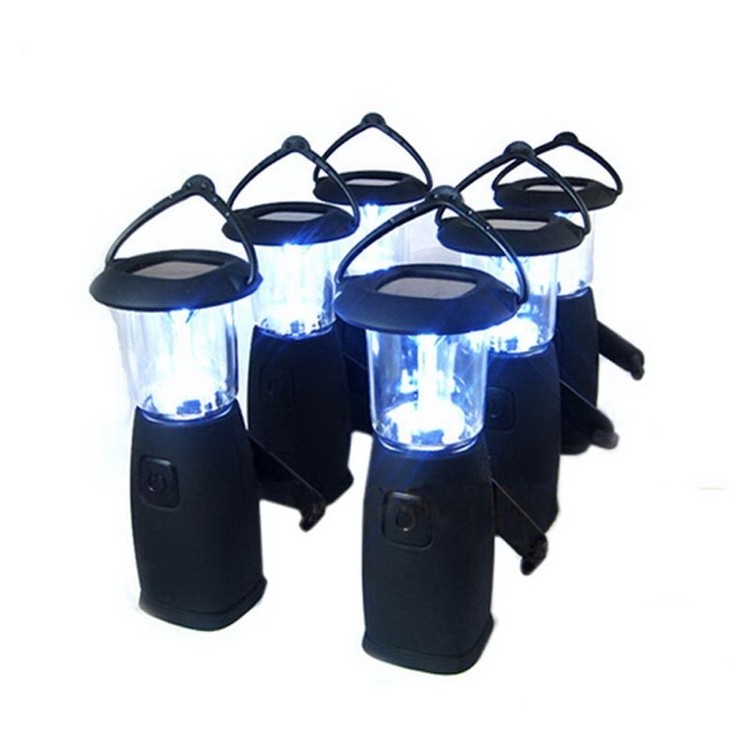 Hand Generator System Rechargeable LED Solar Camping Lamp 1