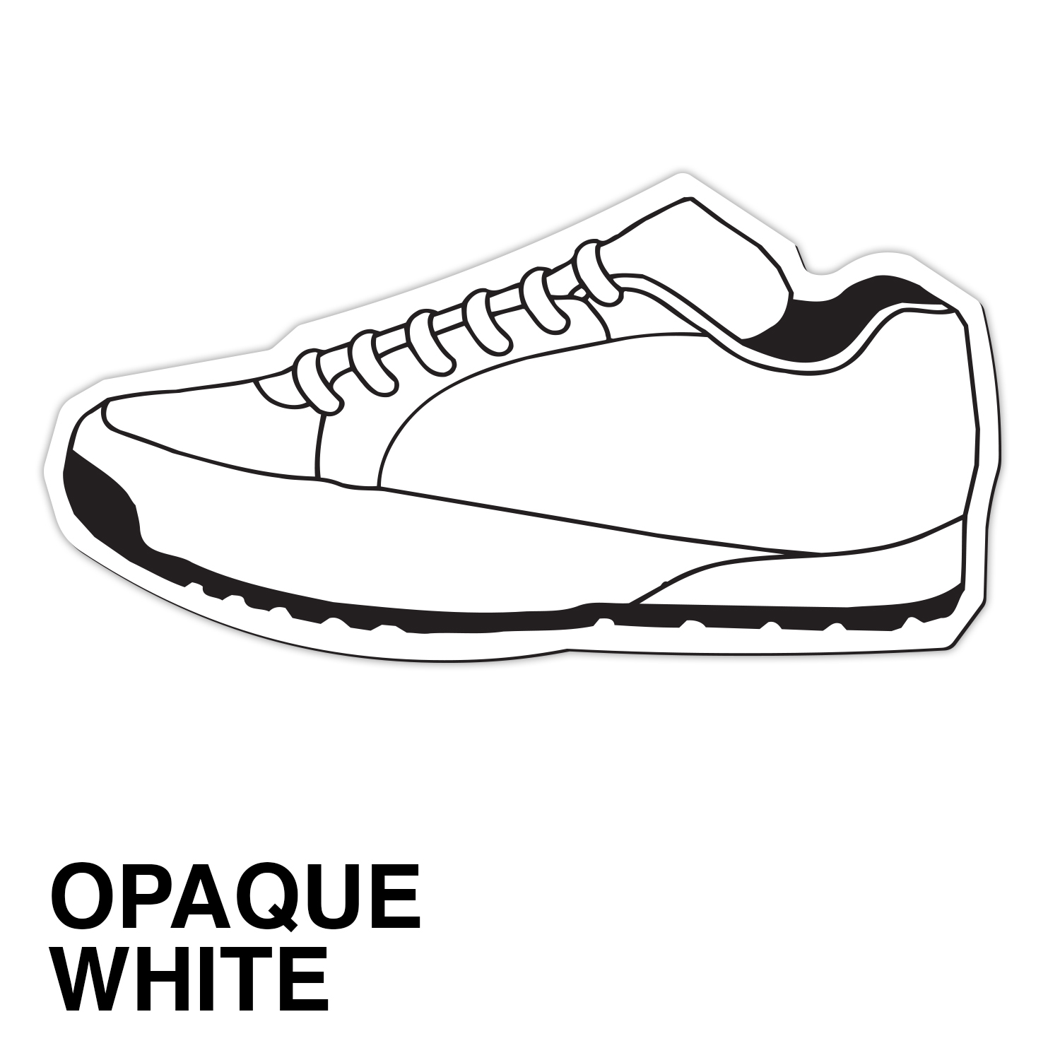 Running Shoe Magnet - Full Color 1