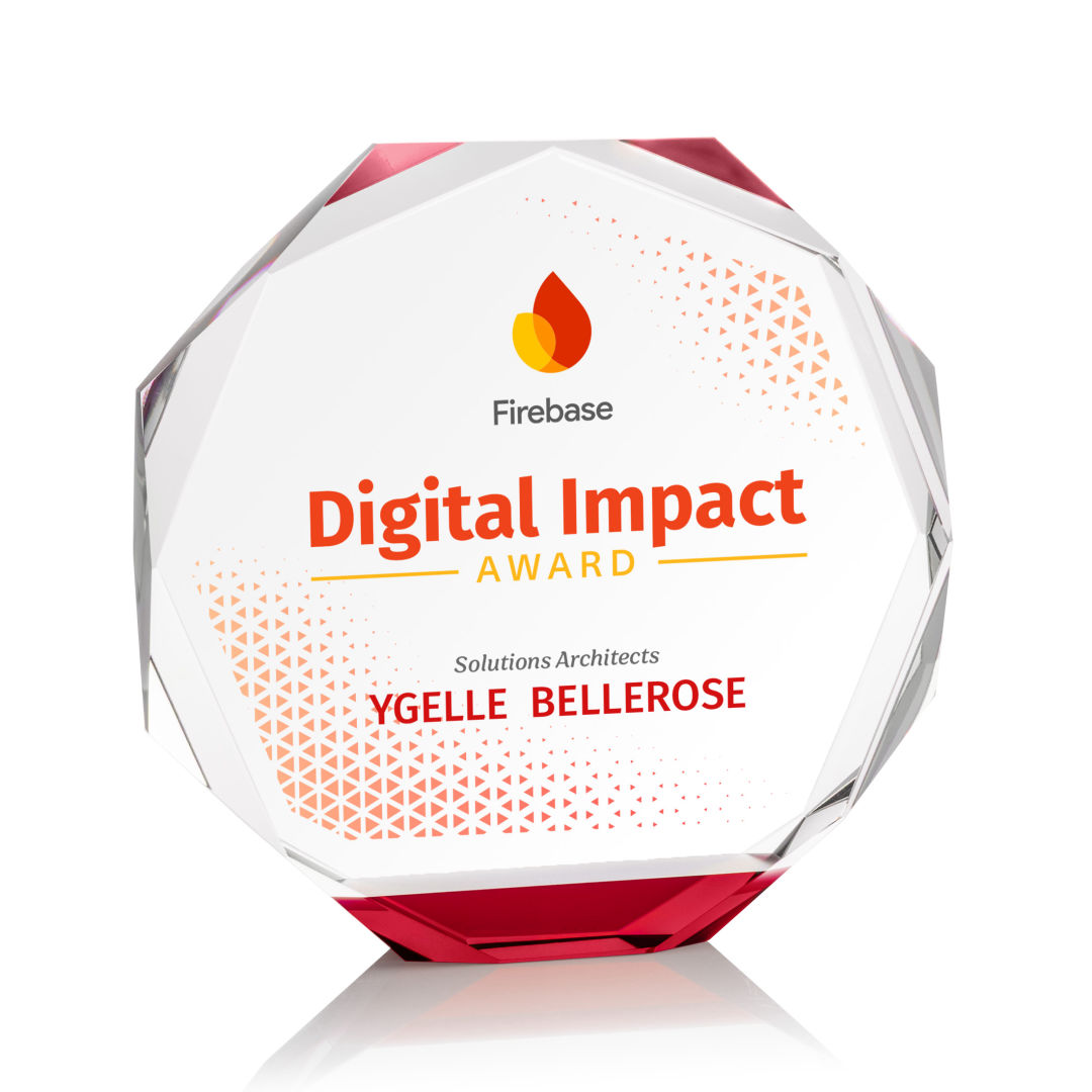 Acadian VividPrint™ Award - Red 9