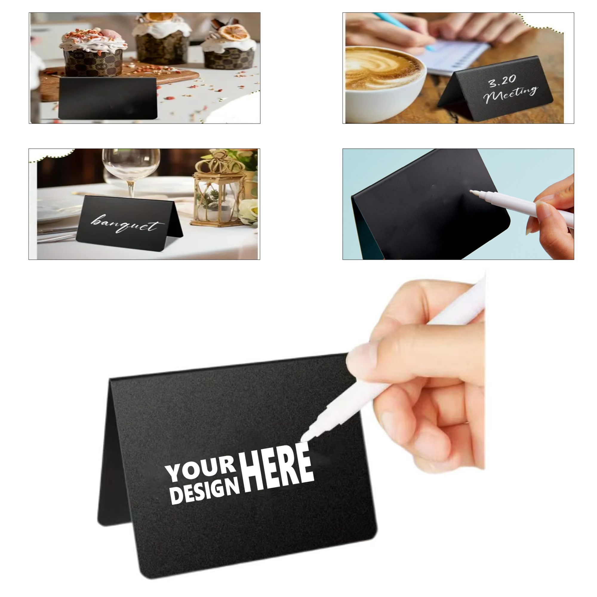 PVC Mini Chalkboard Menu Board 2