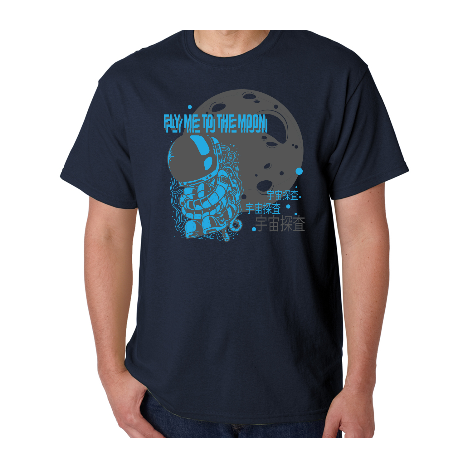Gildan™ 5.3 oz Cotton Pre-Shrunk T-Shirt (2 Color Imprint) 27