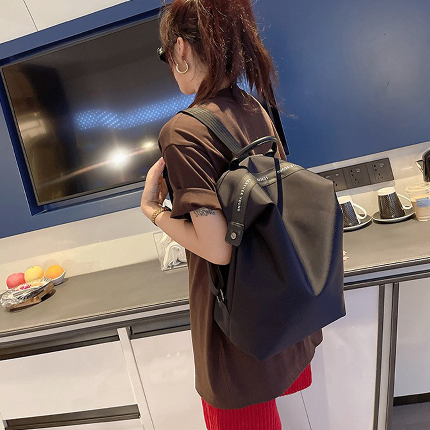 Minimalist Nylon Cloth Backpack 7