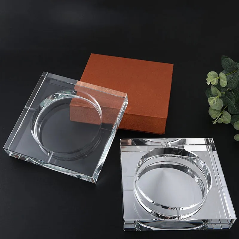 High Quality Crystal Square Ashtray 2