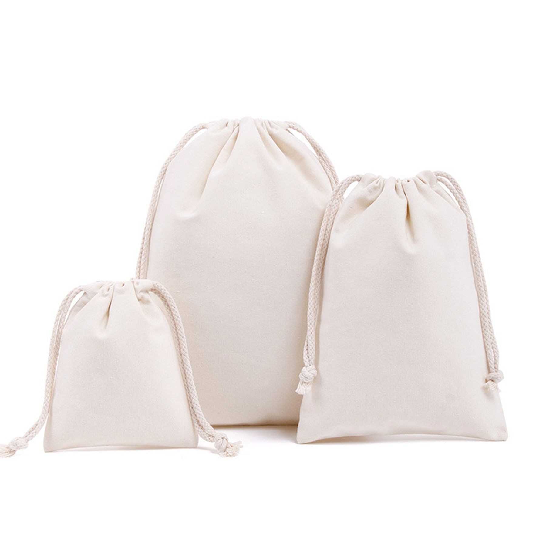 8Oz Cotton Drawstring Bags Sachet Bag 2