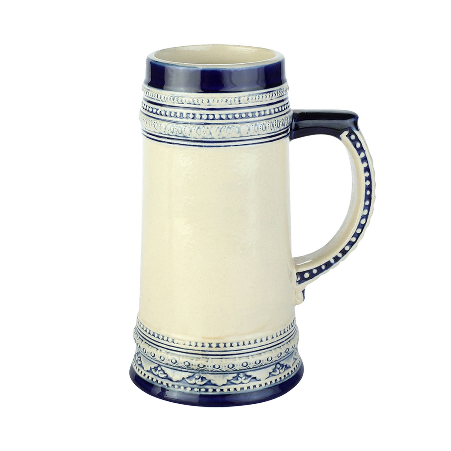 15 Oz Vintage German Ceramic Beer Mugs 1