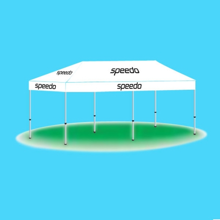 10' x 20' Custom Printed Popup Tent-1 Color 2