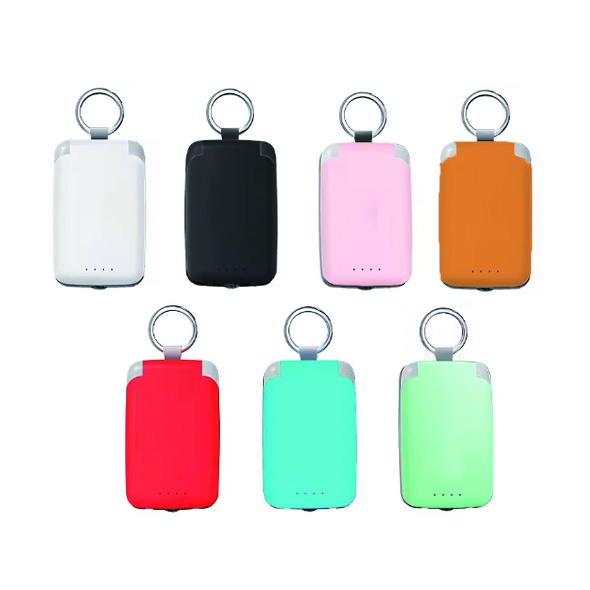 Mini Keychain Power Bank with LED Flashlight 6