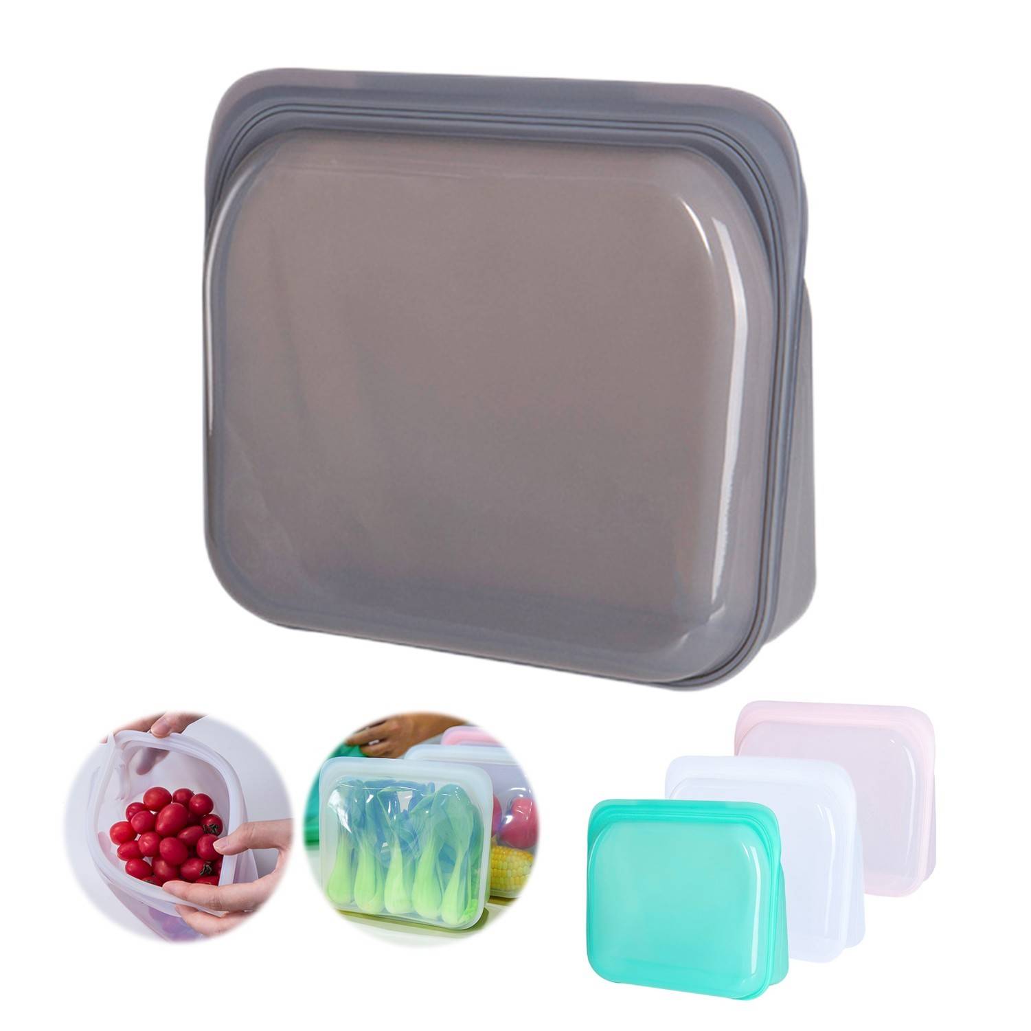 60oz Silicone Reusable Storage Bag 2