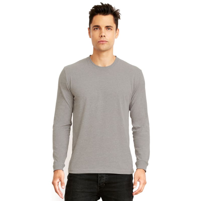 Next Level Unisex Sueded Long-Sleeve Crew 4