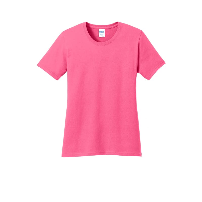 Port & Company Women's Core Cotton Tee. 47