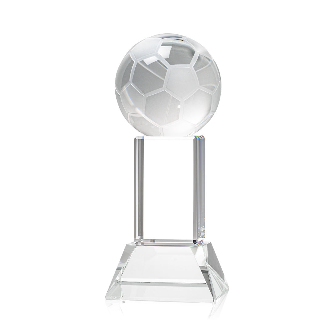 Soccer Ball VividPrint™ Award on Stowe - Clear 10