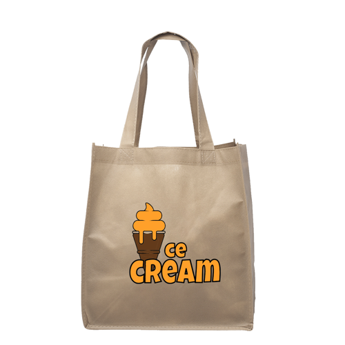 Non-Woven Polypropylene Tote - 12"W x 12.75"H x 8"D 9