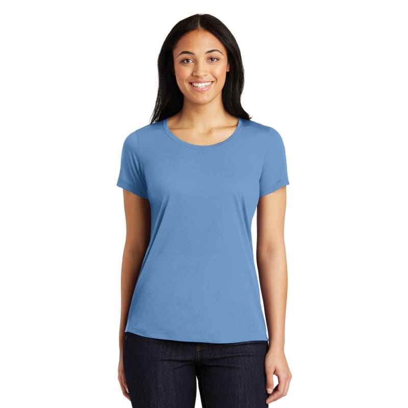 Sport-Tek Women's PosiCharge Competitor Cotton Touch Scoop Neck Tee. 20