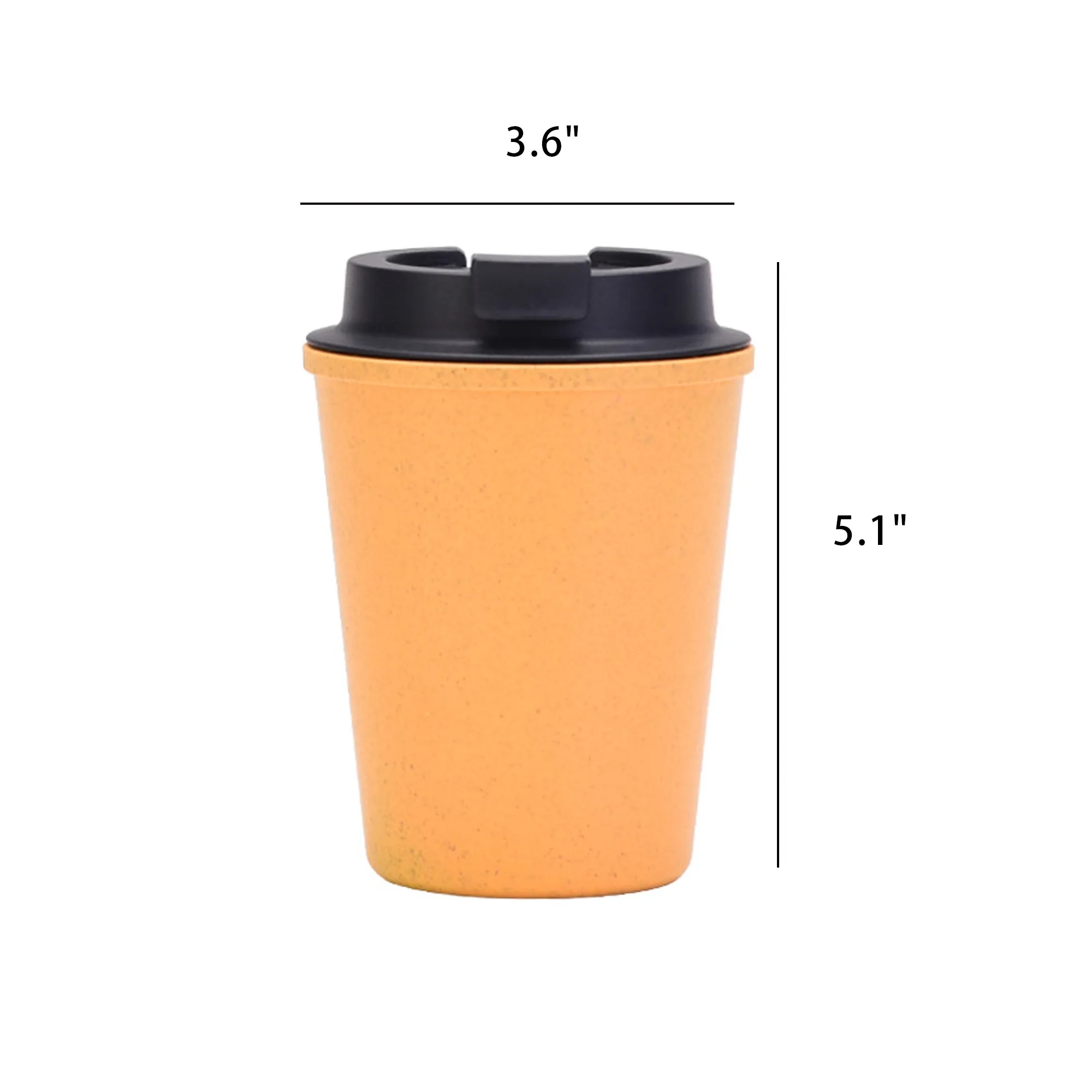 12OZ Wheat Straw Coffee Cup 3