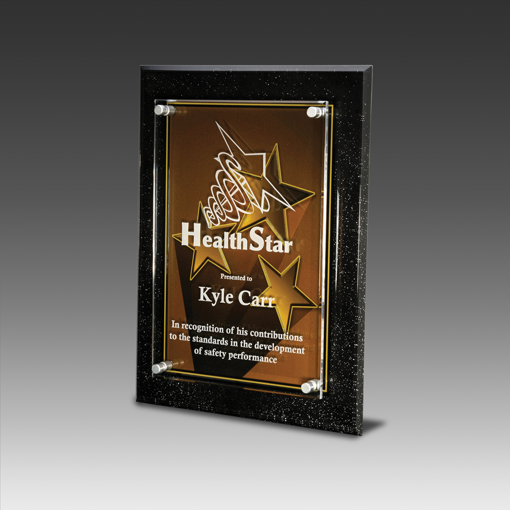 9" x 12" AcryliPrint HD Star Excellence Plaque 2