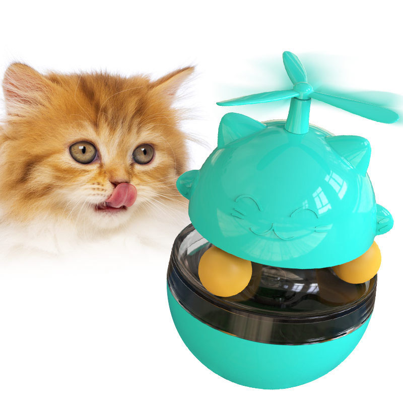 Turntable Kitten Toy Kitty Supplies Interactive Spinning Track Ball for Indoor Cats 9