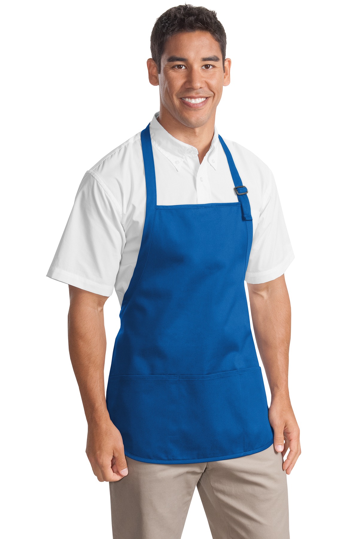 Port Authority Medium-Length Apron with Pouch Pockets. A510 2
