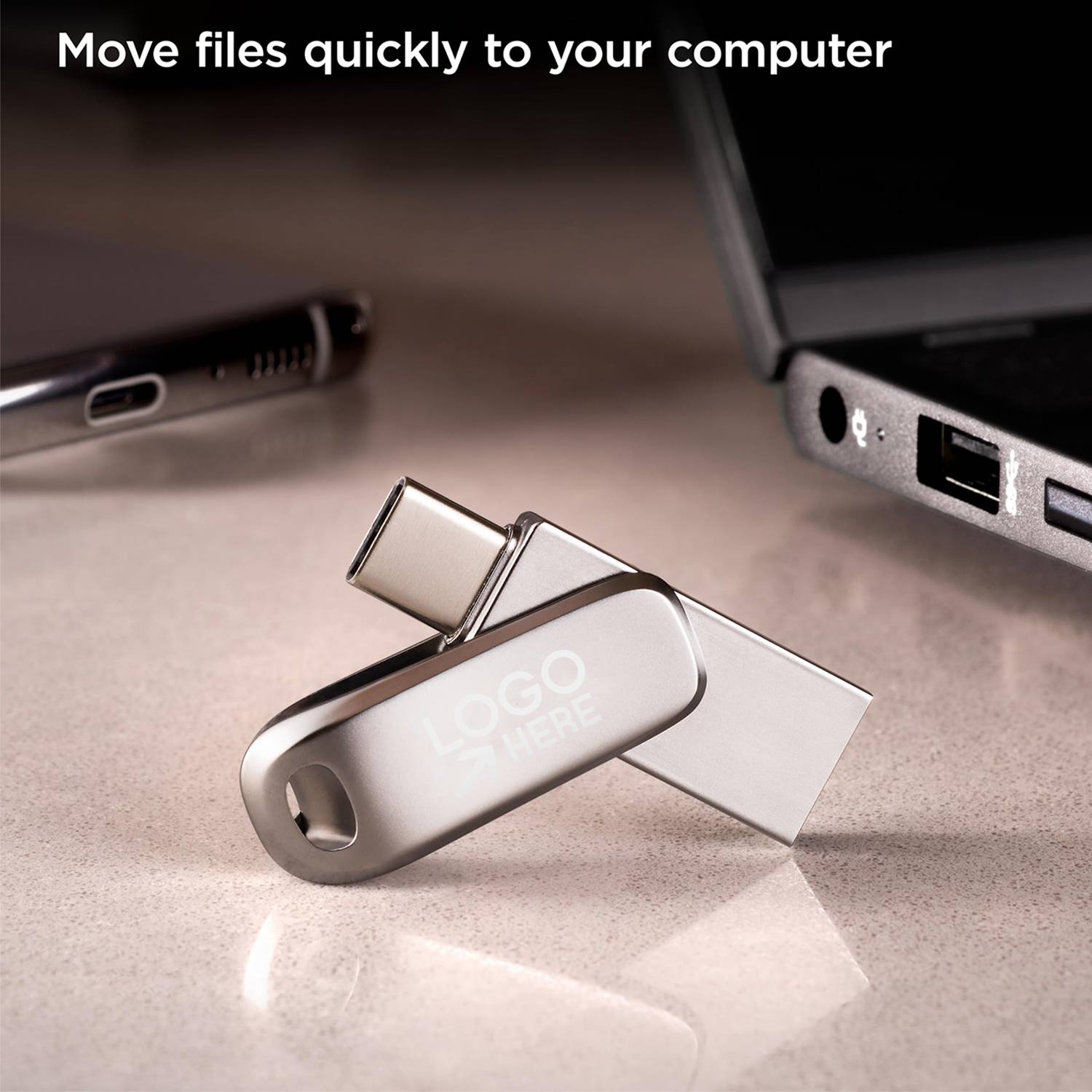 64GB Reversible USB Flash Drive 6