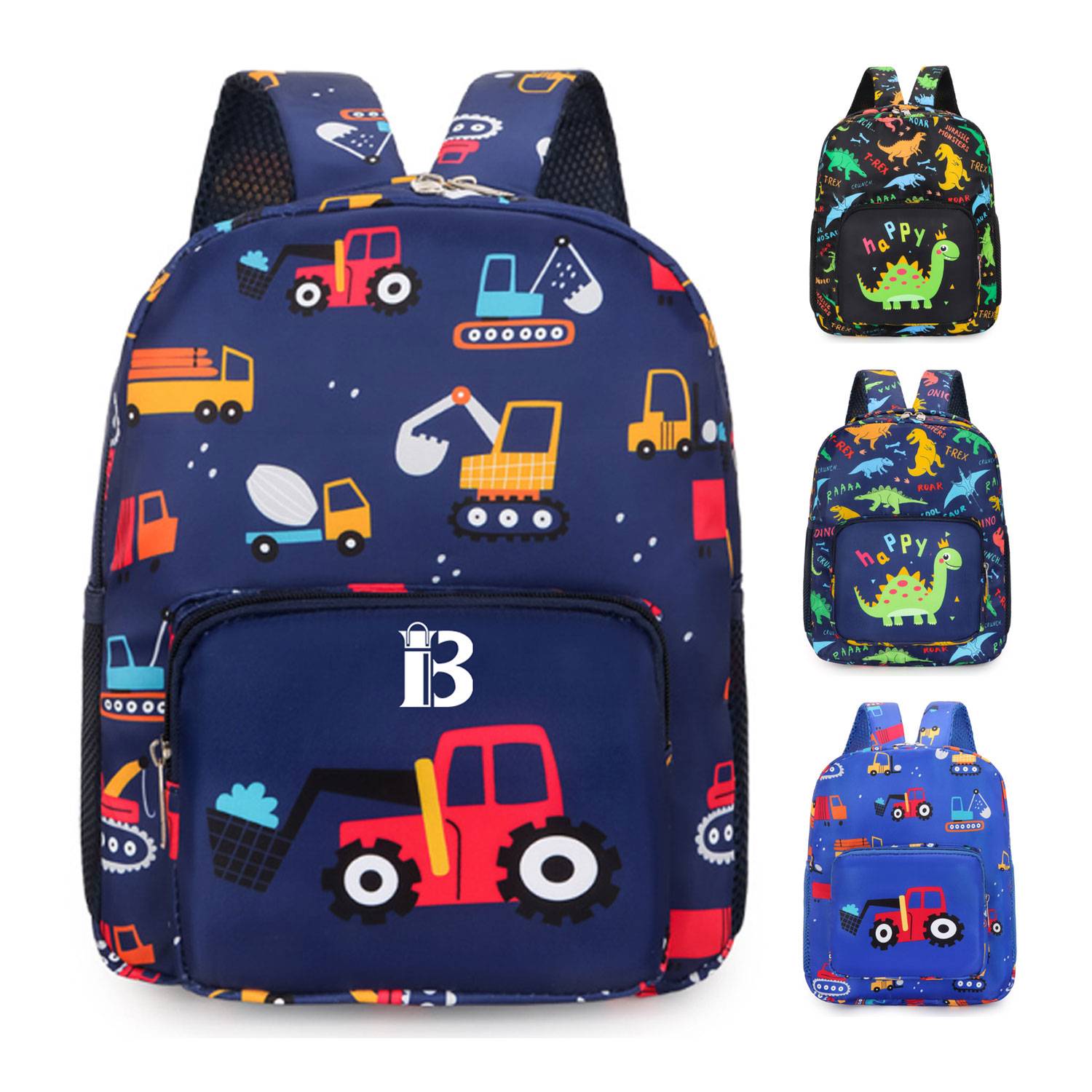 Cartoon Letter Dinosaur Backpack 2