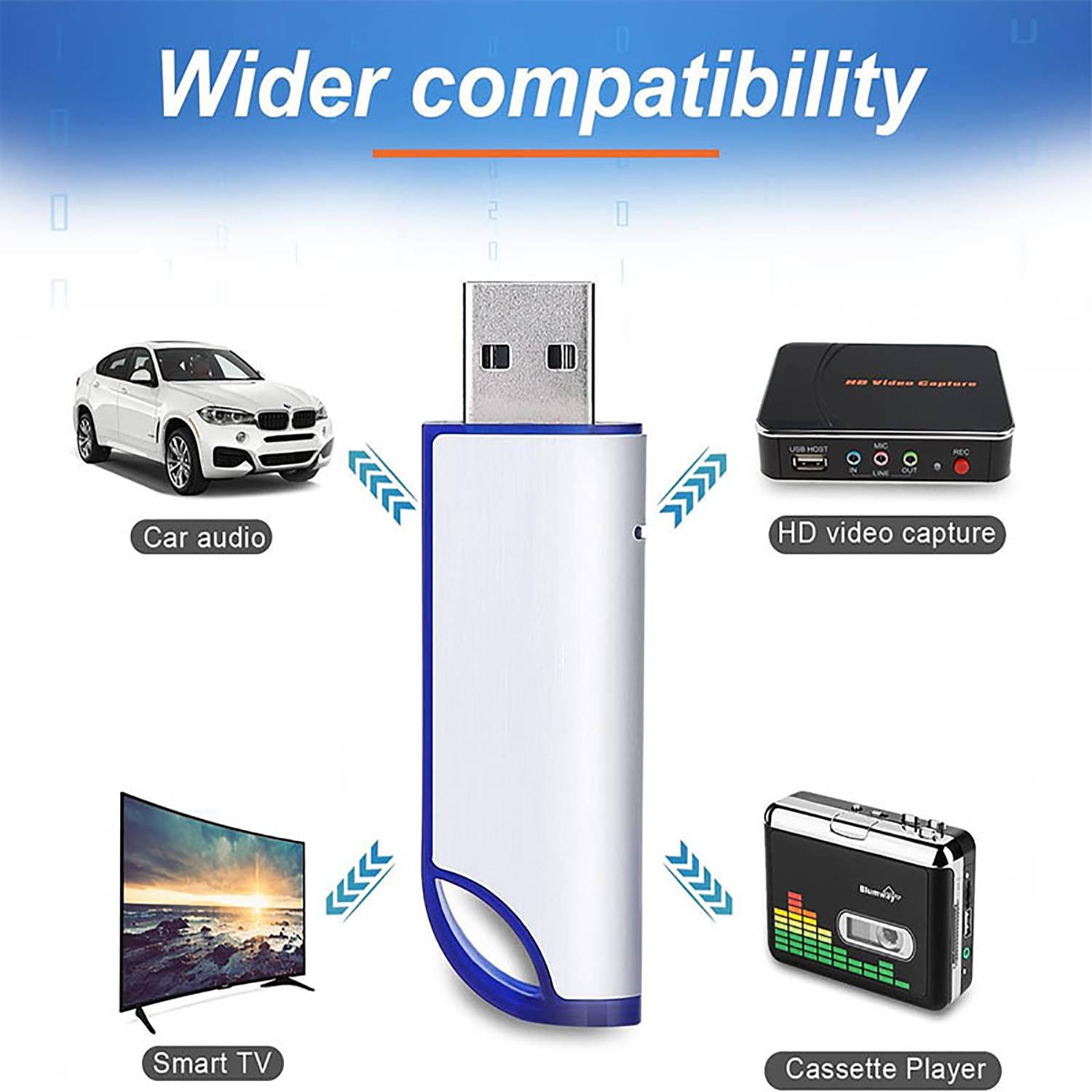 8GB Knife Shaped Plastic USB Flash Drive 7