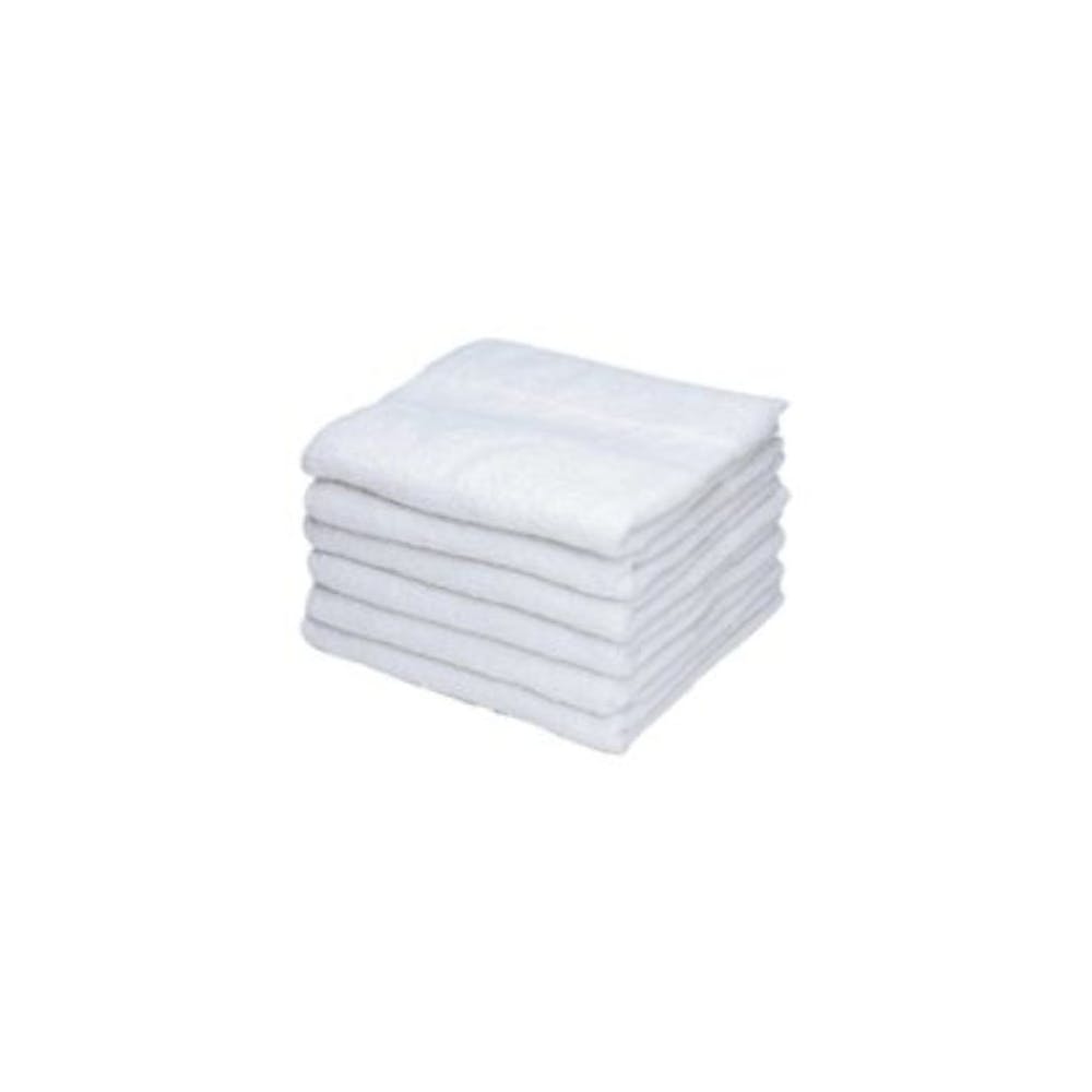 Hand Towels - 16" x 27" White 100% Cotton 2